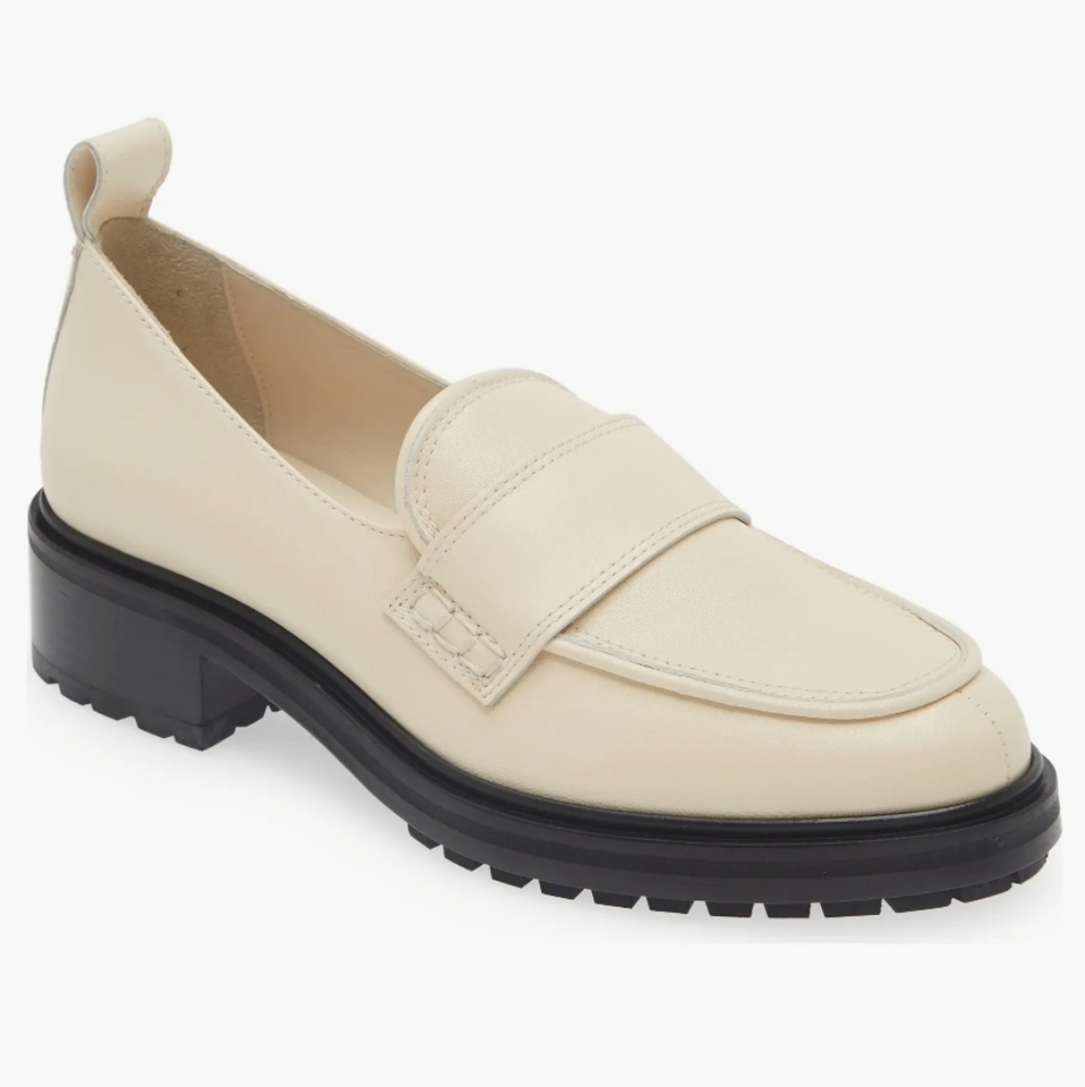 AEYDE Ruth Lug Sole Platform Loafer